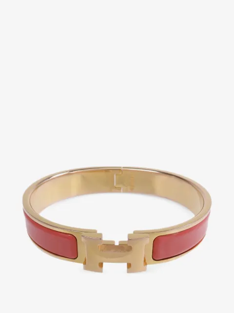 Hermès Pre-Owned Clic H geëmailleerde armband