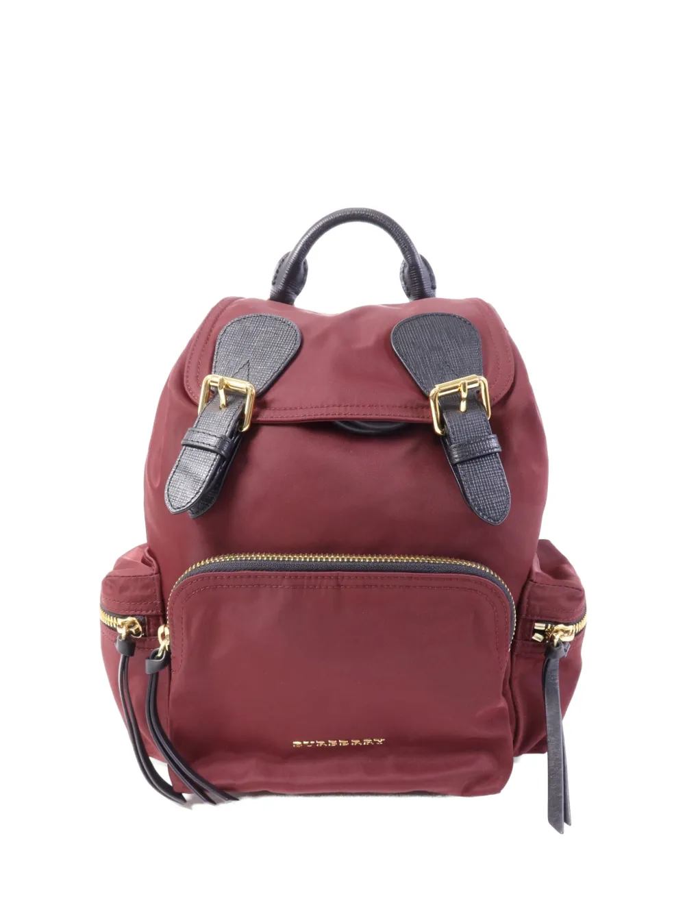 Burberry Pre-Owned buckle-fastening backpack - Red
