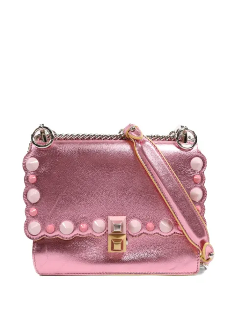 Fendi Pre-Owned Kan I scalloped-edge shoulder bag