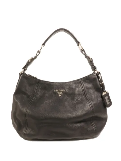 Prada Pre-Owned logo-detail calfskin shoulder bag
