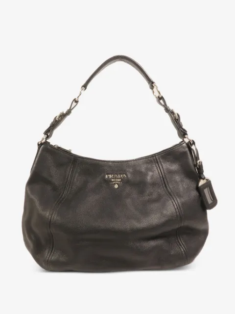 Prada Pre-Owned logo-detail calfskin shoulder bag