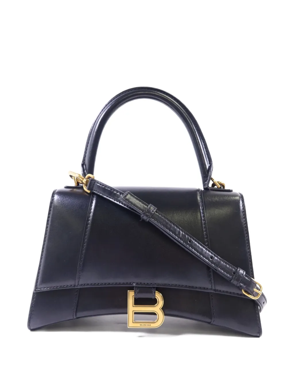 Balenciaga Pre-Owned Hourglass B-logo tote bag - Nero