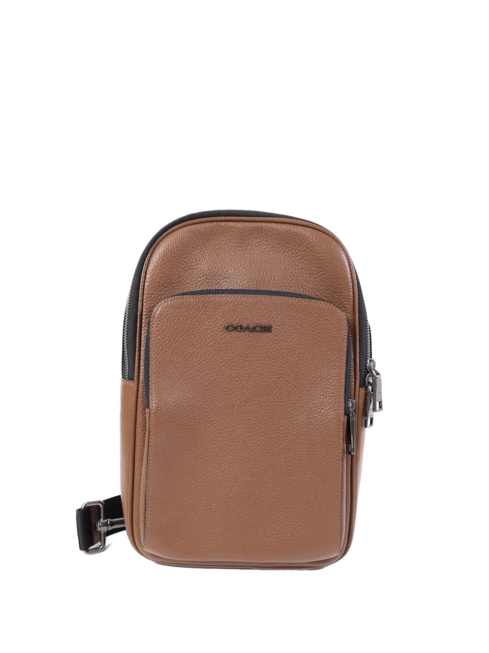 Coach Vintage grained leather belt bag - Marrone