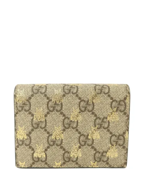 Gucci Pre-Owned GG Supreme Bees folded wallet