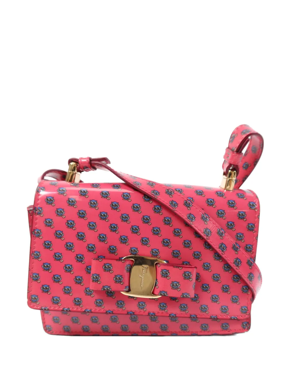 Ferragamo Pre-Owned Vara Zoo shoulder bag - Rosa