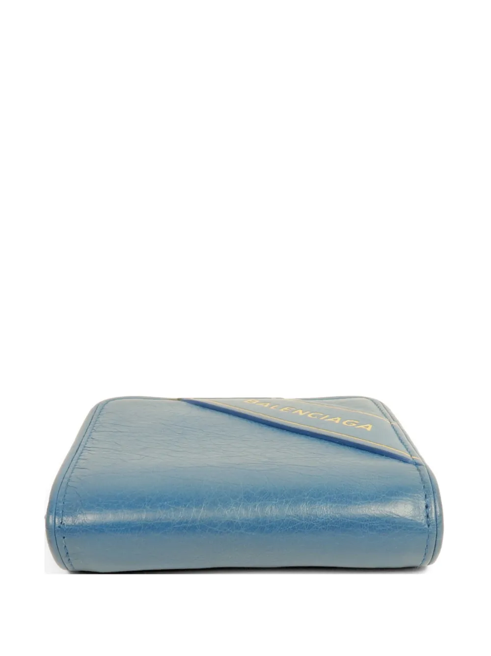Balenciaga Pre-Owned leather wallet - Blu