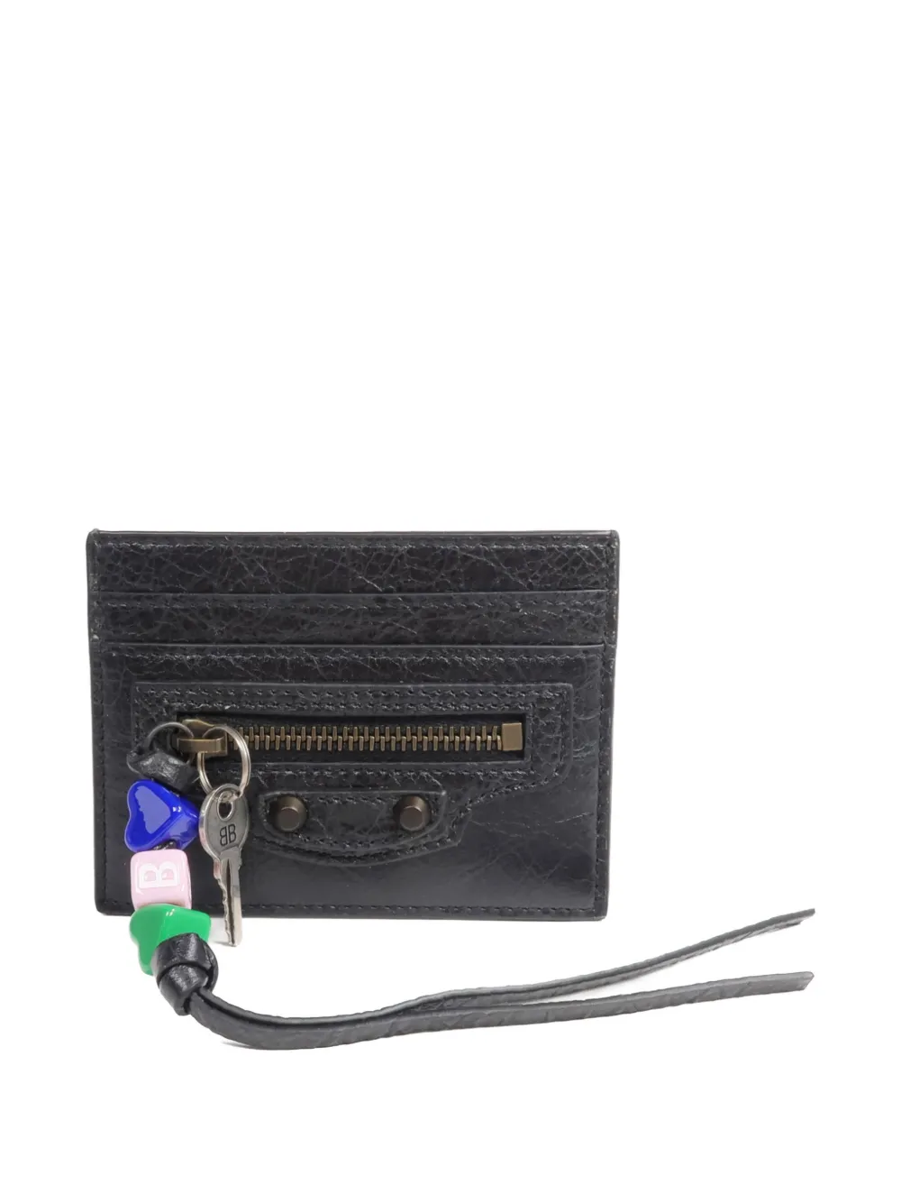 Balenciaga Pre-Owned City leather card holder - Nero