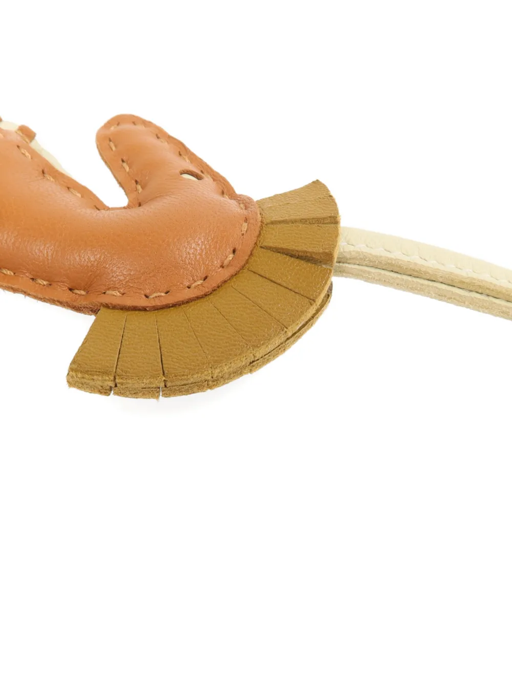 Hermès Pre-owned 2023 Hermès Hippo Milo Bag Charm in Brown, view 5