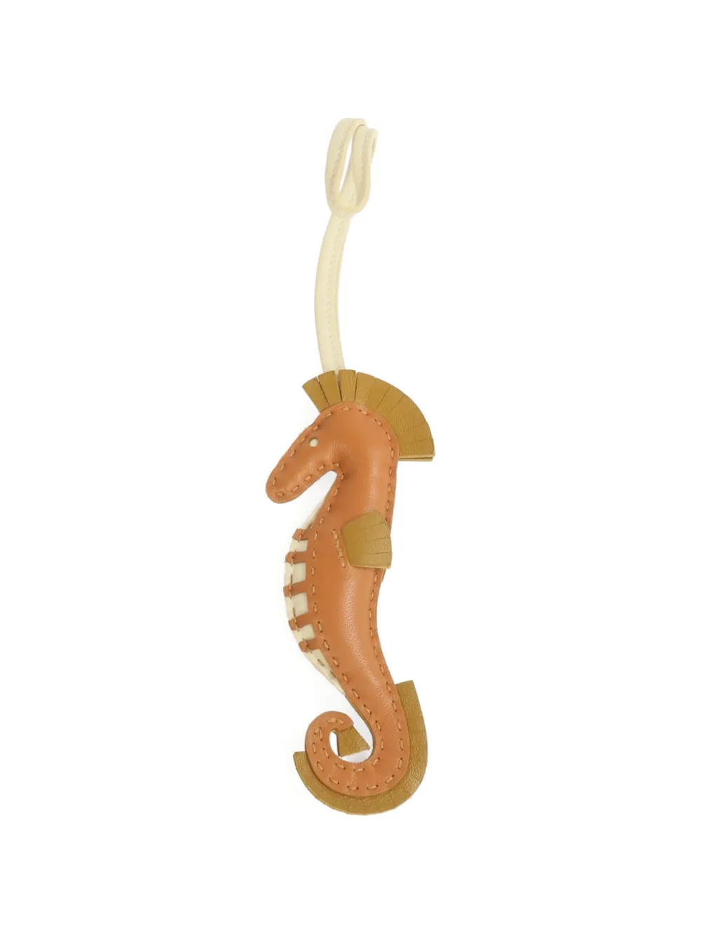Hermès Pre-owned 2023 Hermès Hippo Milo Bag Charm in Brown, view 4