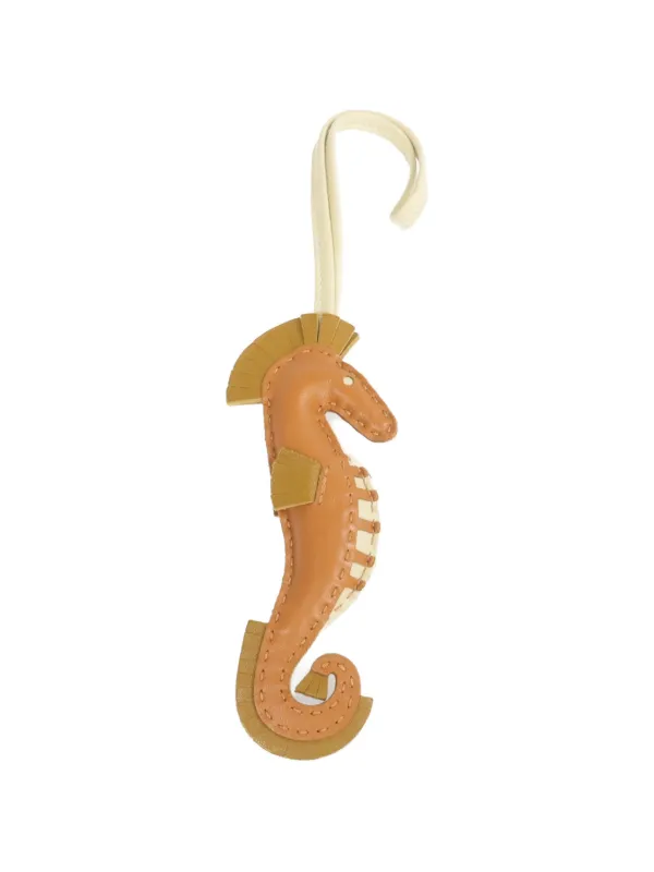Hermès Pre-owned 2023 Hermès Hippo Milo Bag Charm in Brown