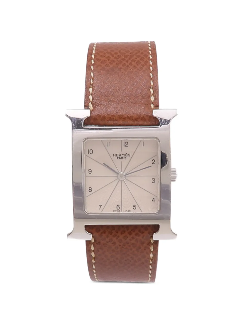 Hermès Pre-Owned square-case 26mm watch - Grigio