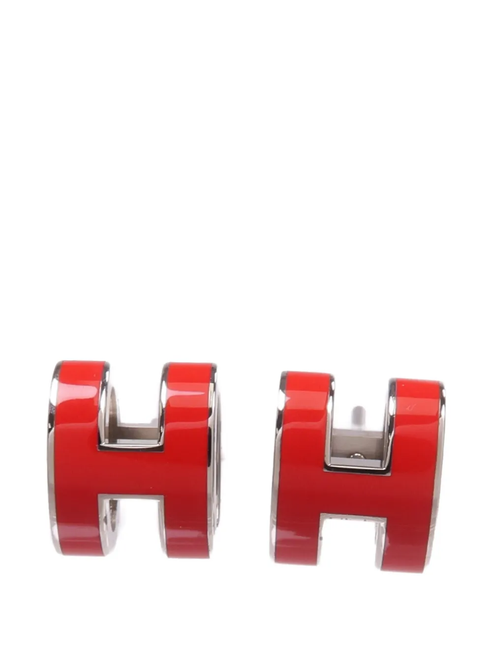 Hermès Pre-Owned Pop H earrings - Argento