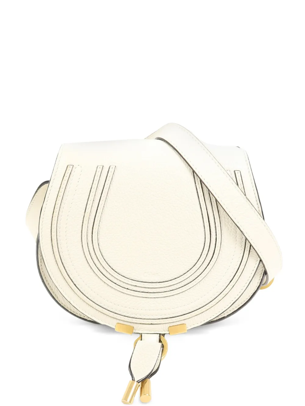 Chloé Pre-Owned small Marcie leather shoulder bag - Toni neutri