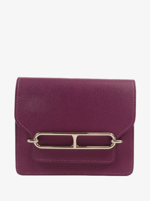 Hermès Pre-Owned slim Roulis leather wallet