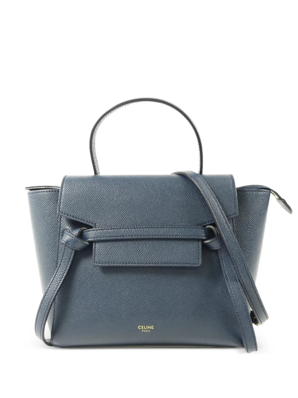 Celine Pre-Owned Belt leather tote bag - Blue