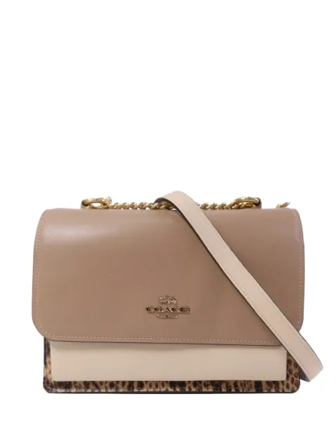 Coach Vintage snake-effect leather shoulder bag
