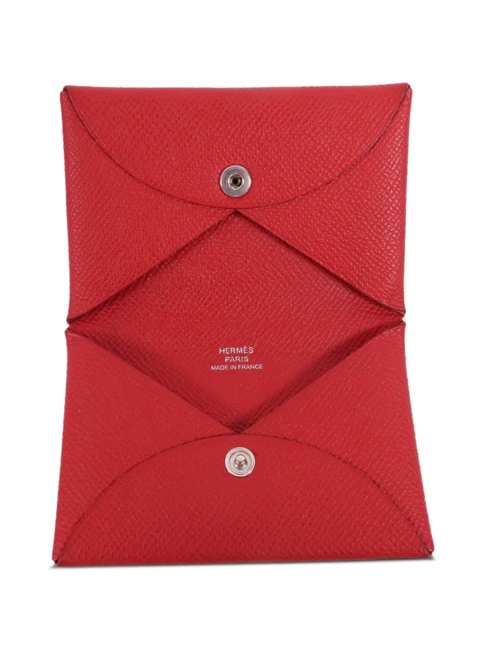 Hermès Pre-Owned Hermès Epsom leather card holder - Rosso
