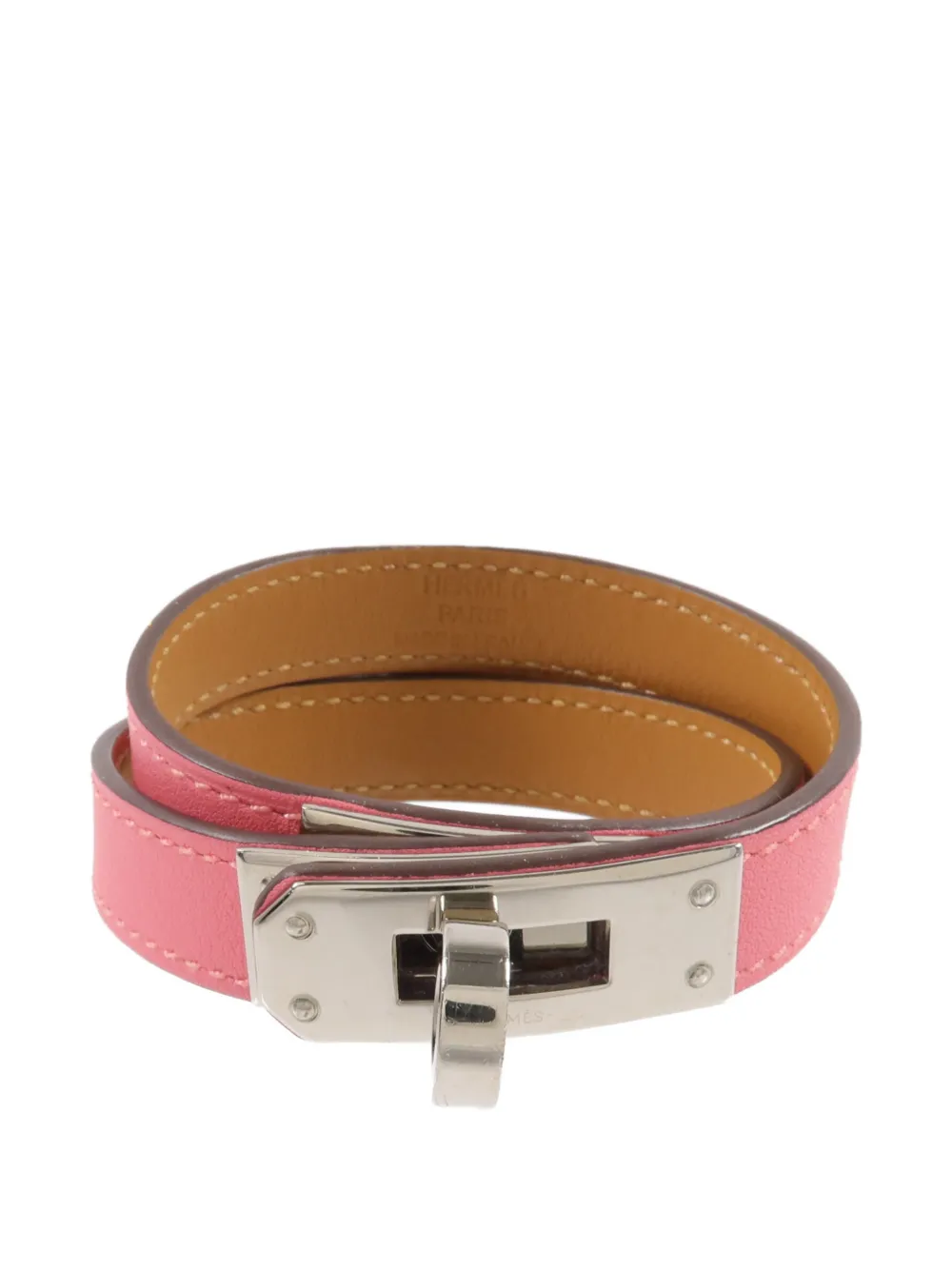Hermès Pre-Owned 2017 Kelly Double Tour mini bracelet - Rosa