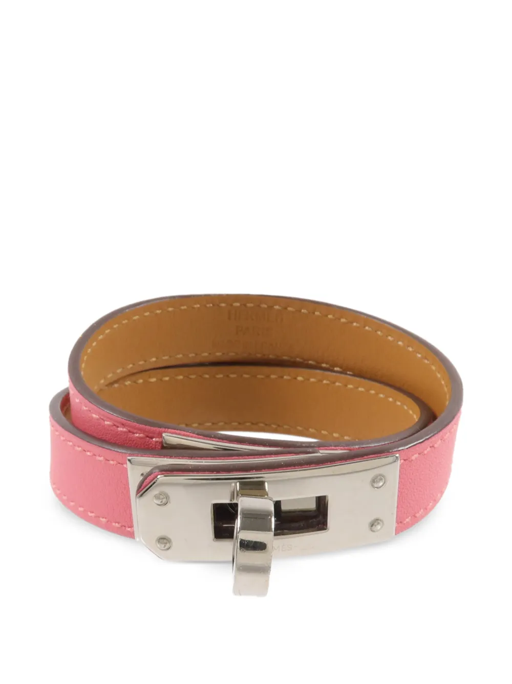 Hermès Pre-Owned 2017 Kelly Double Tour mini bracelet - Rosa