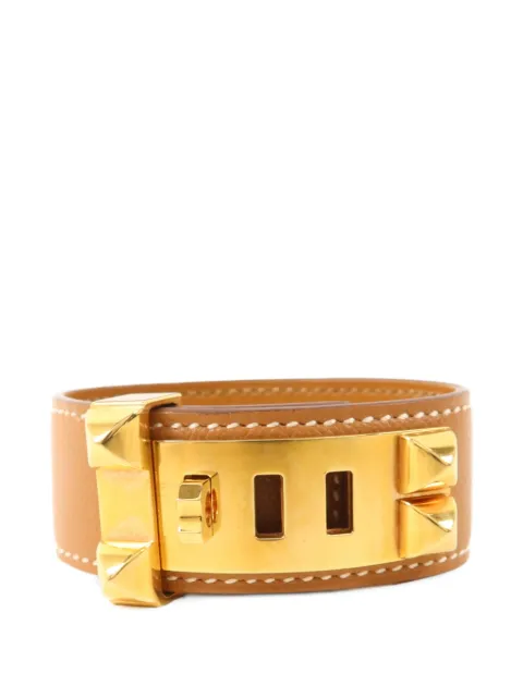 Hermès Pre-Owned Collier de Chien 24 leather bracelet