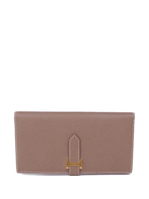 Hermès Pre-Owned cartera Béarn Soufflet larga
