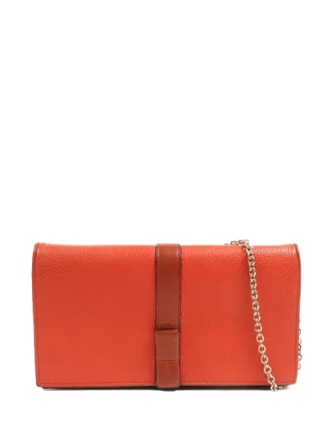 Loewe Pre-Owned Anagram leather clutch bag