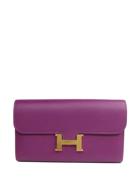Hermès Pre-Owned Constance Evercolor leather wallet
