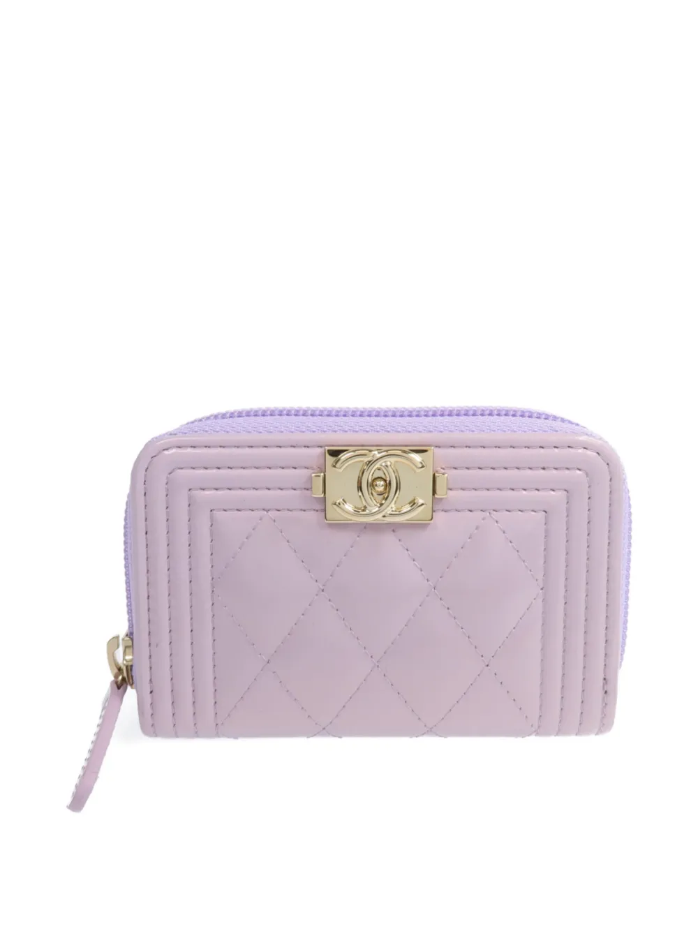 CHANEL Pre-Owned logo-detail wallet - Purple