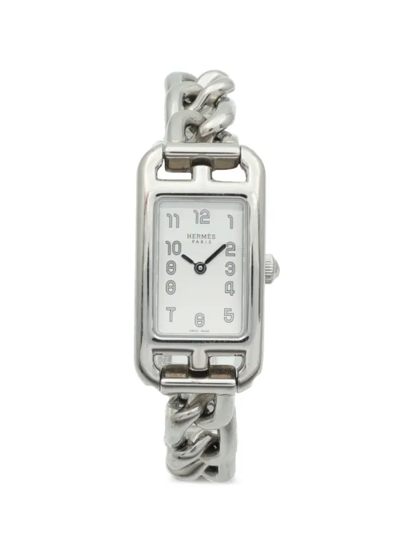 Hermès Pre-owned Nantucket 33mm Watch in White