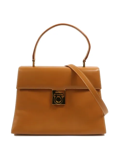 Ferragamo Pre-Owned Gancini two-way calfskin tote bag