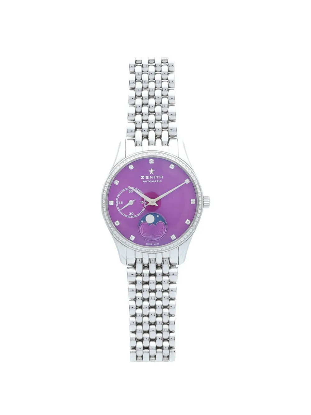 Zenith Elite Ultra Thin Moonphase 33mm watch - Viola