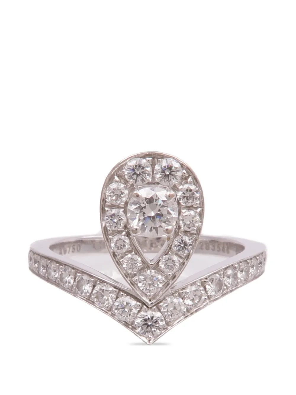 Chaumet 조세핀 에이그레트 다이아몬드 링 | 실버 톤 | Image 1
