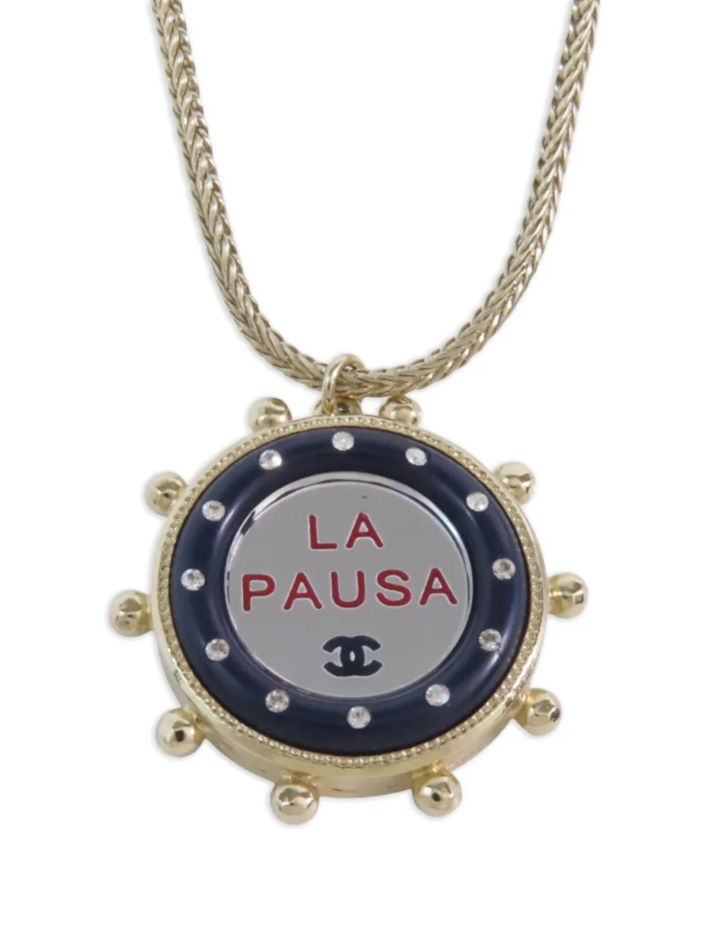 CHANEL Pre-Owned La Pausa CC necklace - Gold