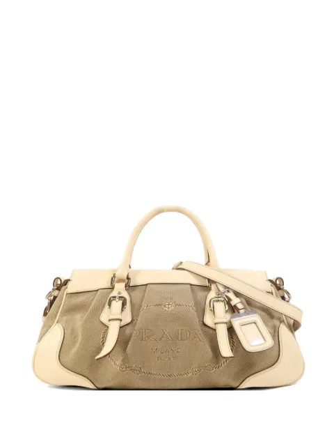 Prada Pre-Owned Logo Jacquard shoulder bag