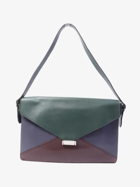 Celine Pre-Owned bolsa de hombro con diseño color block