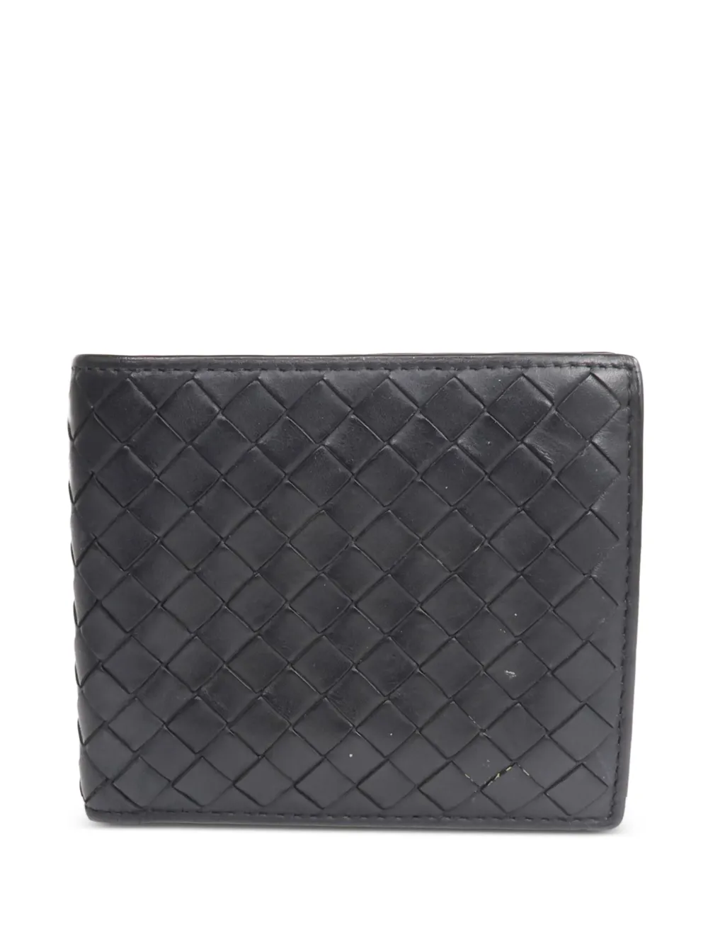 Bottega Veneta Pre-Owned Intrecciato leather wallet - Schwarz