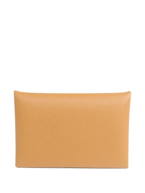 Hermès Pre-Owned Calvi Epsom-leather cardholder
