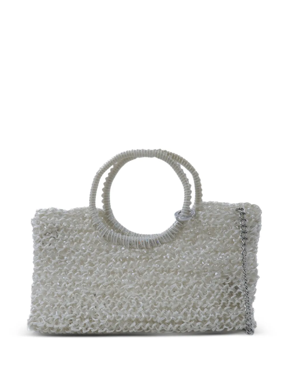 Anteprima wirebag chain-strap tote bag - Bianco