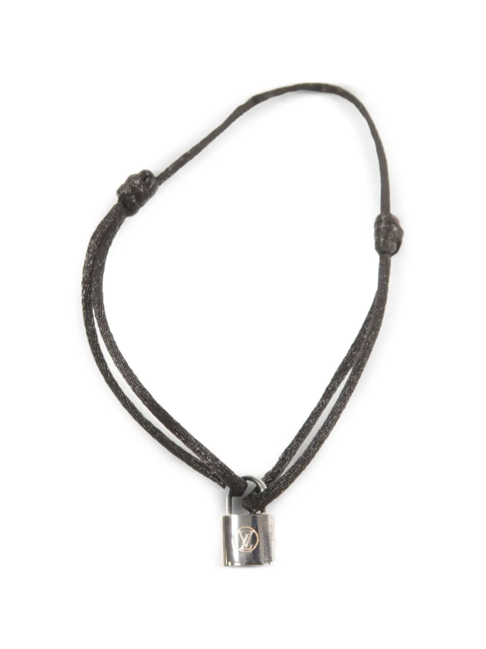 Louis Vuitton Pre-Owned Lockit pendant bracelet - Argento
