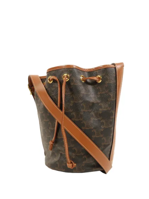 Celine Pre-Owned Triomphe canvas shoulder bag