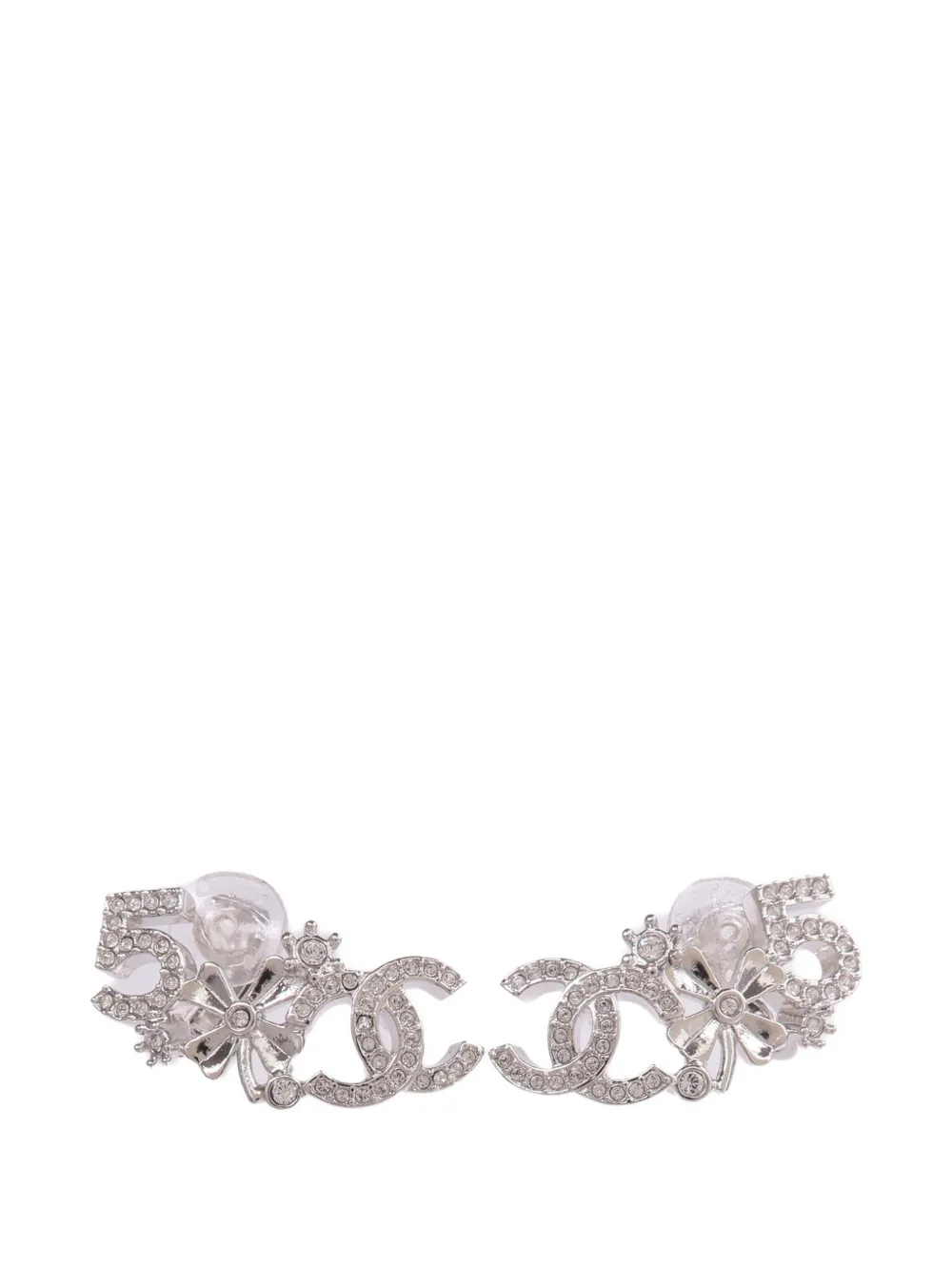 CHANEL Pre-Owned CC No. 5 earrings - Argento