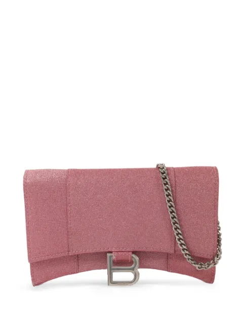 Balenciaga Pre-Owned mini Hourglass B logo chain wallet