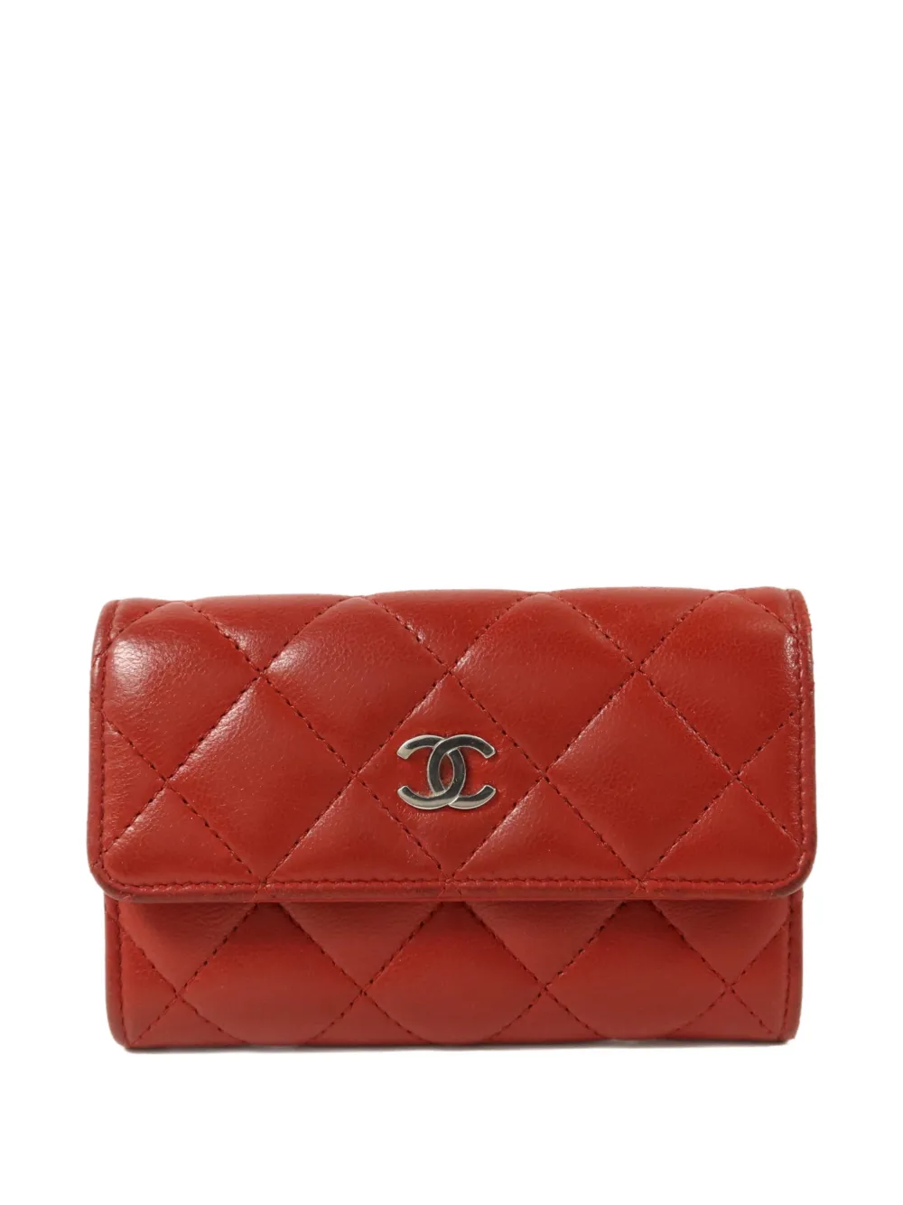 CHANEL Pre-Owned CC Timeless card holder - Rosso
