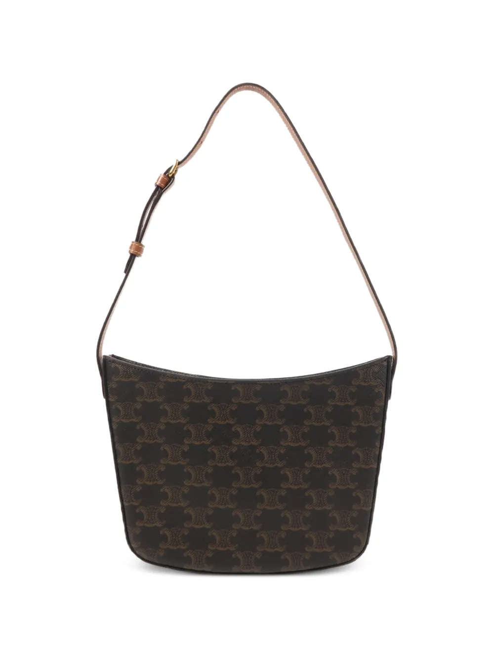 Celine Pre-Owned Croque Macadam shoulder bag - Marrone