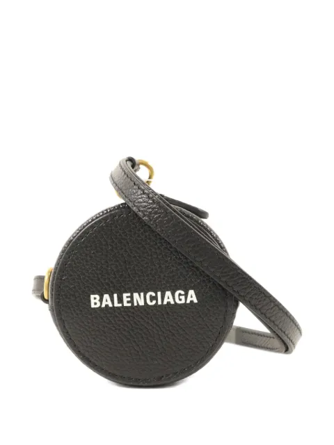 Balenciaga Pre-Owned logo-print circular coin case