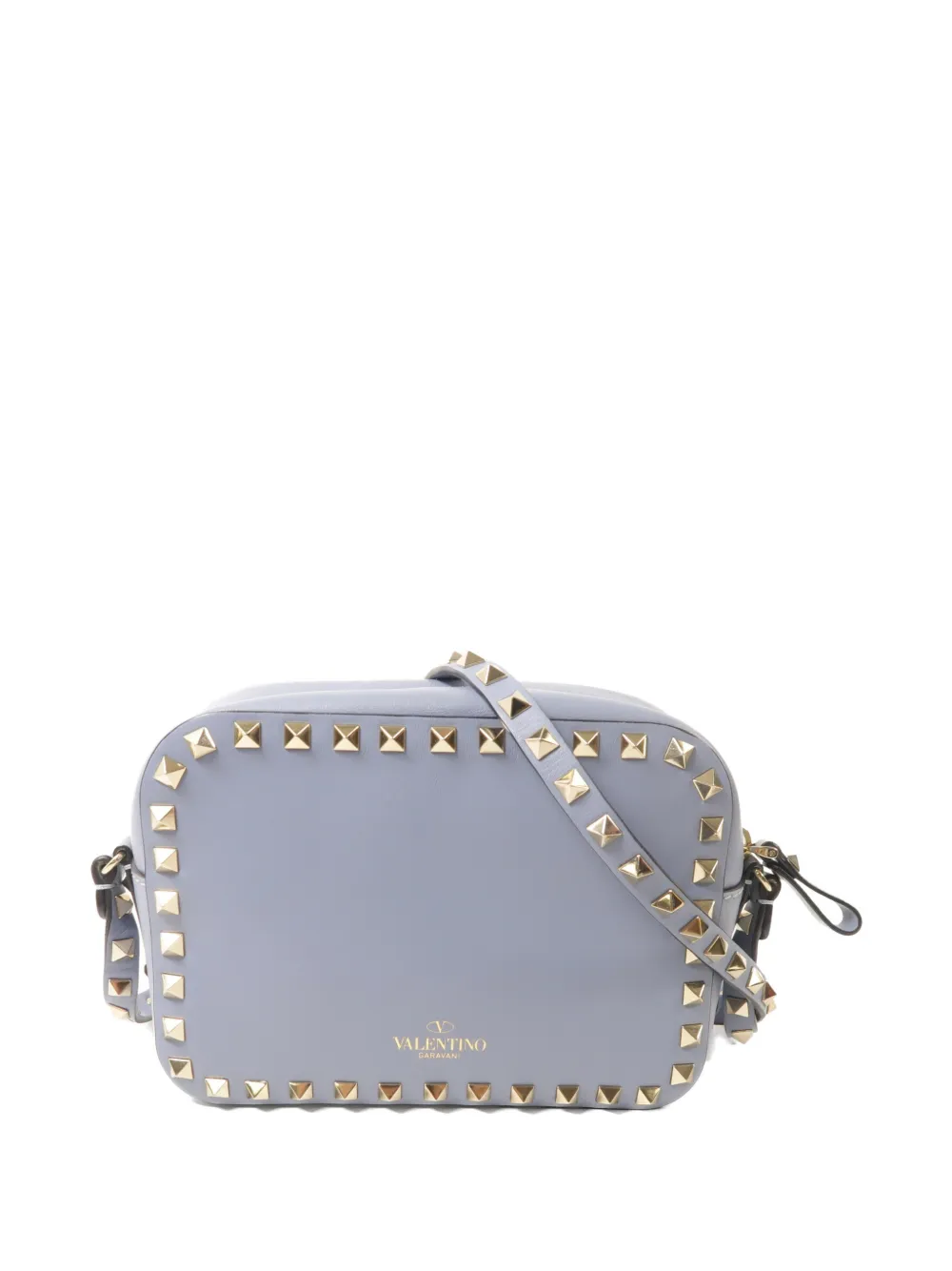 Valentino Garavani Pre-Owned Rockstud shoulder bag - Blu