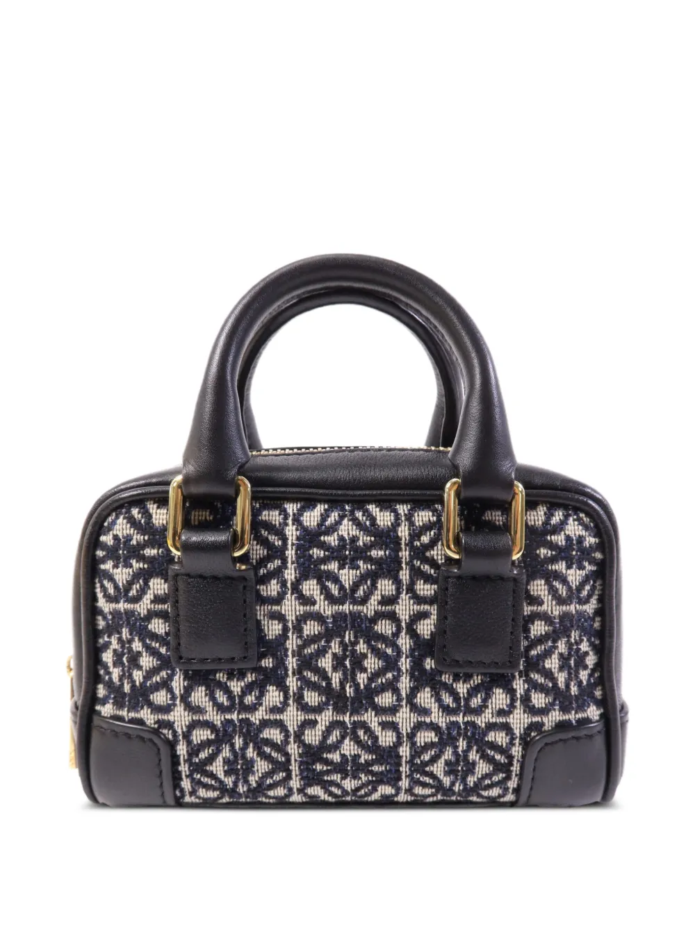 Loewe Pre-Owned アマソナ アナグラム ハンドバッグ ナノ | ブラック