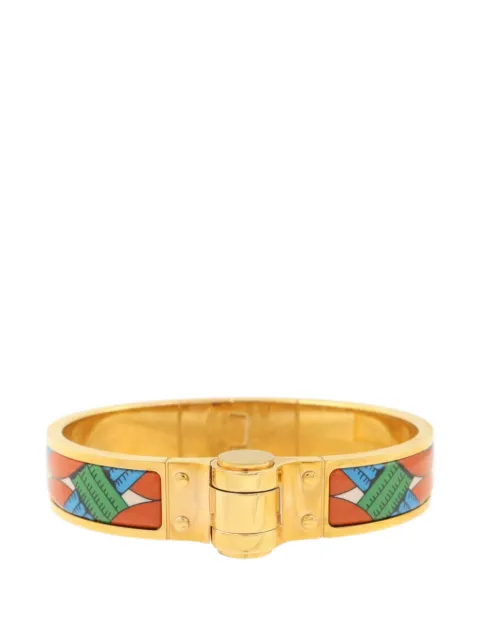 Hermès Pre-Owned Charniere enamel bangle