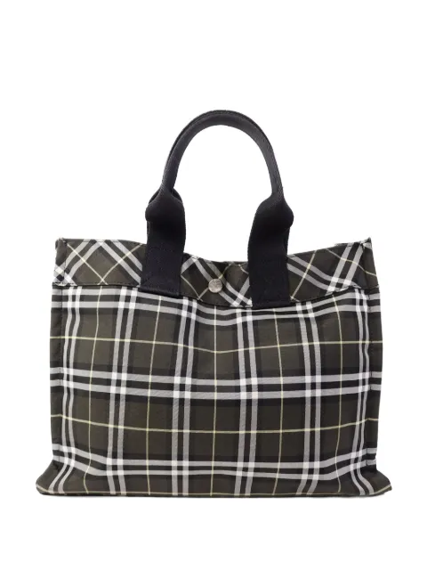 Burberry Pre-Owned bolso shopper a cuadros