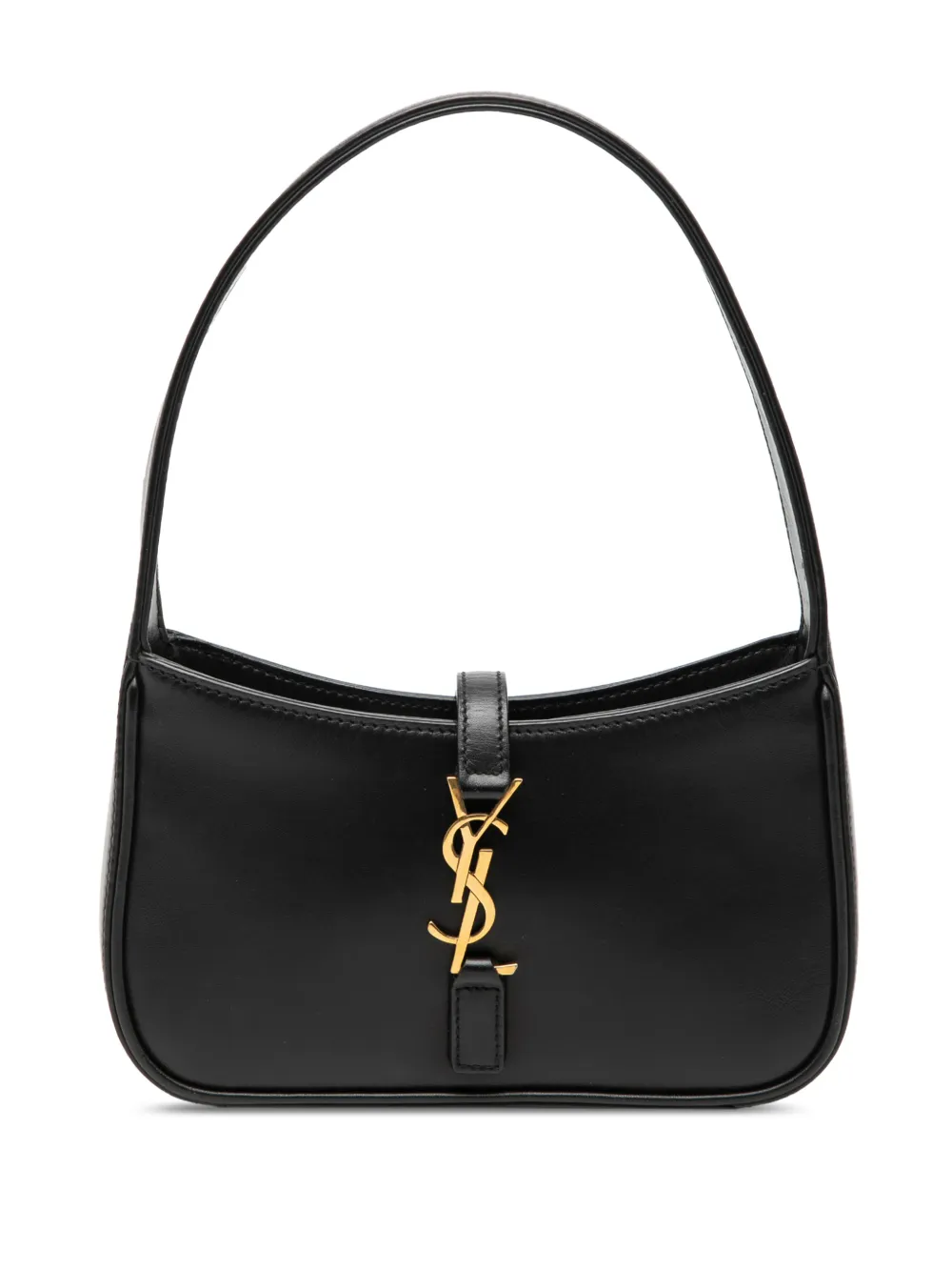 Saint Laurent Pre-Owned 2022 Mini Smooth Calfskin Le 5 a 7 shoulder bag - Nero